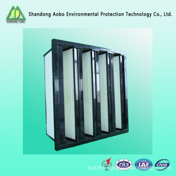 Compressed type Factory Price V shaped Medium air Filter